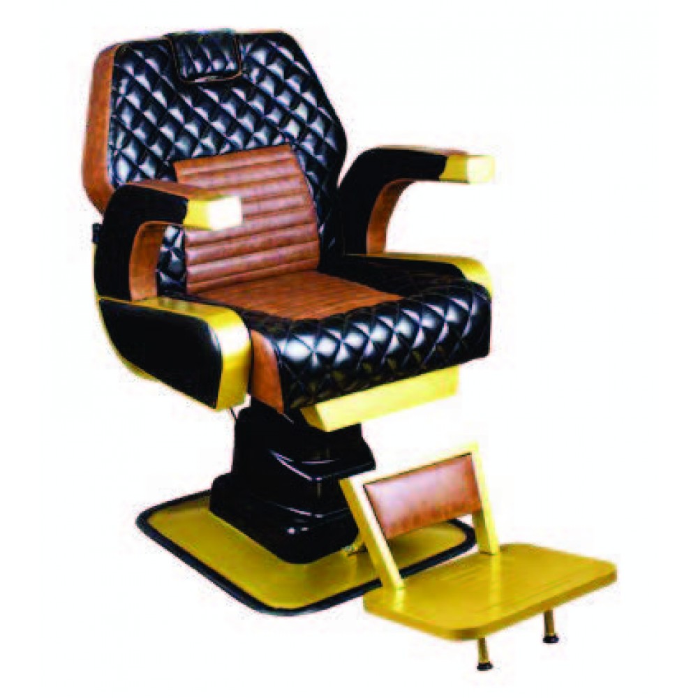 Salon Barber Chair, Made in Turkey Hydraulic Reclining Beauty
